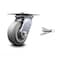 Service Caster 5 Inch Heavy Duty Thermoplastic Caster with Roller Bearing and Swivel Lock SCC SCC-35S520-TPRRF-BSL - alternate 1